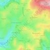 Mapa topográfico Chez Polon, altitude, relevo