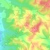 Mapa topográfico Le Petit Pineau, altitude, relevo