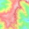 Mapa topográfico Proper, altitude, relevo