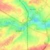 Mapa topográfico Pont du Gy, altitude, relevo