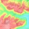 Mapa topográfico Roussemeau, altitude, relevo