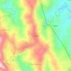 Mapa topográfico Xonalpu, altitude, relevo