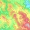 Mapa topográfico Foce, altitude, relevo
