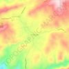 Mapa topográfico Pleasant Valley, altitude, relevo