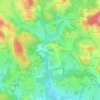 Mapa topográfico Marque, altitude, relevo