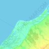Mapa topográfico Labac, altitude, relevo