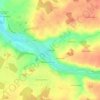 Mapa topográfico Bassefeuille, altitude, relevo