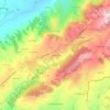 Mapa topográfico Le Planchet, altitude, relevo