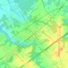 Mapa topográfico Mickleton, altitude, relevo