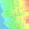 Mapa topográfico Huaura, altitude, relevo