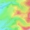 Mapa topográfico Le Suquet, altitude, relevo