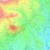 Mapa topográfico Cossila San Giovanni, altitude, relevo