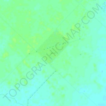 Mapa topográfico Moll, altitude, relevo