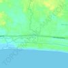 Mapa topográfico Cikembulan, altitude, relevo