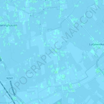 Mapa topográfico Moerbeek, altitude, relevo