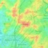 Mapa topográfico Mouvaux, altitude, relevo