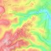 Mapa topográfico Khirbet an Nahla, altitude, relevo
