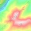 Mapa topográfico Cascade Mountain, altitude, relevo