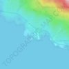 Mapa topográfico Isongo, altitude, relevo