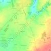 Mapa topográfico La Fresnaie, altitude, relevo