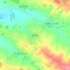 Mapa topográfico Barsby, altitude, relevo