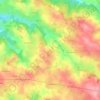 Mapa topográfico La Bonélie, altitude, relevo