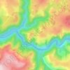 Mapa topográfico La Taillade, altitude, relevo