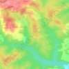 Mapa topográfico Le Cherpe, altitude, relevo