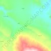 Mapa topográfico Qanfudh, altitude, relevo