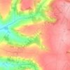 Mapa topográfico Stapley, altitude, relevo