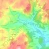 Mapa topográfico Espesedo, altitude, relevo
