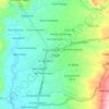 Mapa topográfico Curup, altitude, relevo