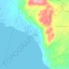 Mapa topográfico Palawig, altitude, relevo
