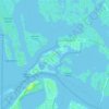 Mapa topográfico Isles of Capri, altitude, relevo