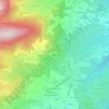 Mapa topográfico Le Buisson, altitude, relevo