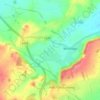 Mapa topográfico Meare Green, altitude, relevo