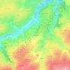 Mapa topográfico La Ramade, altitude, relevo