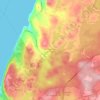 Mapa topográfico Portugal Cove - St. Philip's, altitude, relevo