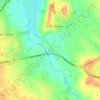 Mapa topográfico Stamford Bridge, altitude, relevo
