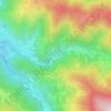 Mapa topográfico Ys, altitude, relevo