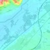 Mapa topográfico Bringues-Nord, altitude, relevo