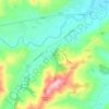 Mapa topográfico Nidastore, altitude, relevo