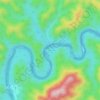 Mapa topográfico La Marrana, altitude, relevo