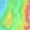 Mapa topográfico Brusino, altitude, relevo