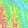 Mapa topográfico San Donato a Livizzano, altitude, relevo