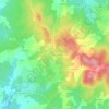 Mapa topográfico Larmat, altitude, relevo