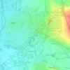 Mapa topográfico Les Maillots, altitude, relevo