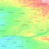 Mapa topográfico Kejobong, altitude, relevo