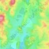 Mapa topográfico Le Fraisse, altitude, relevo