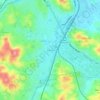 Mapa topográfico Al Azifat, altitude, relevo